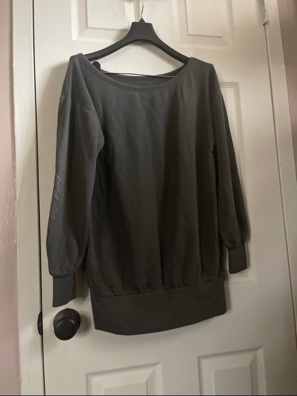 Victoria's Secret Black Scoop Neck Pullover Sweater